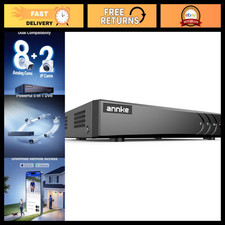 ANNKE 8 Channel 3K Lite H.265+ Security DVR Recorder, Hybrid 5-in-1, NO HDD picture