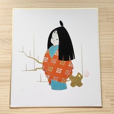High Class Kyoto Nishijin Ori Textile Art Signed Original Cloth Picture Japanese picture