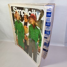 Vintage October 1970s Simplicity Store Counter Pattern Catalog Fashion History picture