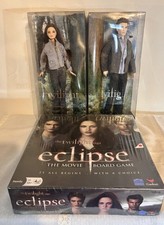 New Twilight Barbie Doll Set Pink Label Edward & Bella +New Twilight Board Game picture