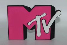 MTV 3D printed Logo Sign Wall Desk Shelf Art picture