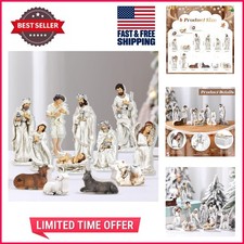 Educational 12-Pc Wooden Nativity Set - A Meaningful Christmas Gift picture