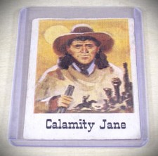 Vintage 1966 Leaf Good Guys & Bad Guys #62 Calamity Jane Trading Card VG Sleeve picture