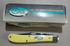 1987 Case 31048 Slim Trapper Single SS YELLOW CRISPY IN BOX. picture