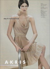 vintage AKRIS 1-Page PRINT AD Spring 2006 MARTA BERZKALNA picture
