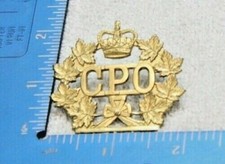 Antique Canadian Post Office Hat Badge picture