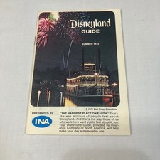 VINTAGE 1970S DISNEYLAND GUIDE SUMMER 1972 THEME PARK WALT DISNEY PRODUCTIONS picture