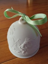 Vintage Lladro 1992 Summer Bell Collectors Society #17614 Mint Green Ribbon picture
