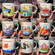 Starbucks Global City Mug Paris/London/More City 