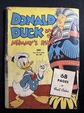 Four Color #29 1943 Donald Duck & the Mummy's Ring Complete Carl Barks Disney picture