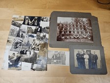 Antique c1900-1920 Occupational Transportation Photo Lot Trolley Autos Workers picture