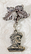 Richard Wagner Commemorative Pin .80 Silver picture