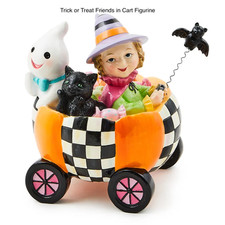 Mackenzie Trick Or Treat  Friends in Cart  Childs Figurine Halloween NIB picture