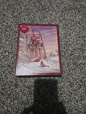 Traditional Christmas Cards Winter Cardinal And Sled Design 2 Boxes picture