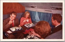c1940s UNITED AIR LINES Advertising Postcard 
