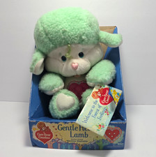 Vintage 1985 Kenner Care Bear Cousins Gentle Heart Lamb Plush Original Box Tag picture