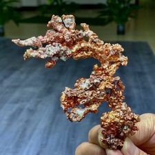 140G Natural Rare！ iridescent Native Copper crystal mineral specimen picture