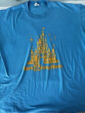 Vintage Walt Disney World Cinderella Castle T Shirt Single Stitch XL picture