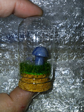 Blue Sodalite Mini Mushroom Terarium with Clear Quarts  picture