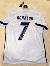 Cristiano Ronaldo Signed Real Madrid Jersey #7 Beckett BAS COA 2016/17 picture