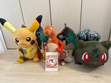 Set of 3 Pokemon Sean Wotherspoon & Pokemon Center Charizard Plush Doll picture
