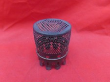 VTG ANTIQUE BRASS ALADDIN OIL LAMP BUG INSECT SCREEN LAMP PART FOR LOXON CHIMNEY picture