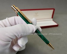 Cartier Santos Malachite Ballpoint Pen Ballpoint Pen Blue Marble Sfera Trinity picture
