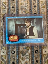 Han Solo 1977 Topps Star Wars #4 Space Pirate Han Solo picture