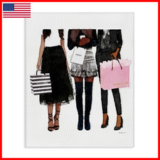 Stupell Industries Fashion Models Brands Glam Watercolor Designed By Amanda picture