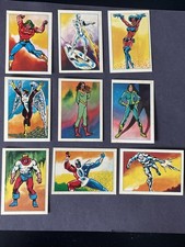 Vintage 1984 Marvel Super Heroes Secret Wars Stickers Lot - 9 Unused Excellent picture