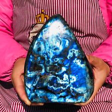 4.73LB Large Natural Gorgeous Labradorite Crystal Quartz Mineral Specimen heals picture