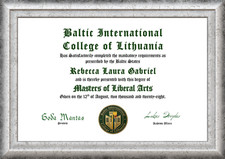 Fully Custom Novelty Diploma Keepsake – Personalized Decorative Certificate picture