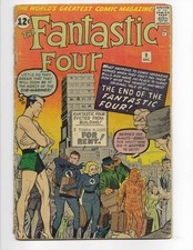 Fantastic Four 9 1962 Marvel Comics FrG 1.5 3rd App SA Sub-Mariner Mr. Fantastic picture