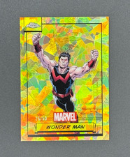 2024 Topps Chrome Marvel #108 Wonder Man Doom Spider Wolverine GOLD SAPPHIRE /50 picture