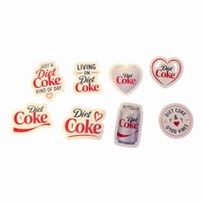 Handmade Diet Coke Mini Sticker Set  picture