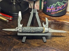 CAMILLUS New York USA Multi-Tool Camp Knife Vintage (c. 1946-56) 1 Broken Scale picture