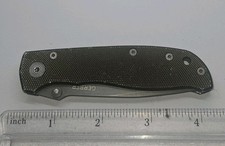 Used Gerber Pocket Knife(green Metal Handle) picture