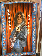 vintage 1970s John Lennon cotton wall tapestry produced by A.T.C. New York picture