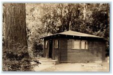 c1940's Cottage #3 Lanes Redwood Tree Flat California CA RPPC Photo Postcard picture