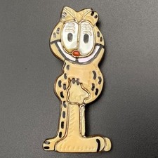 Vintage Zuni Native Cat MOP Coral Zunitoon Silver Pendant Brooch Pin picture