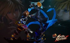 1:8 Sora vs Roxas Kingdom Hearts II UNPAINTED Resin Diorama picture