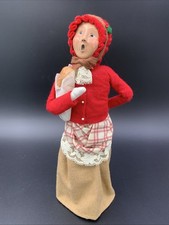 Byers Choice THE CAROLERS Woman Holding a Loaf of Bread 1995 Numbered 32/100 picture