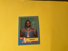 MR T  ROOKIE 1983 THE A-TEAM B.A. TV SHOW TRADING TOPPS  #6 CARD picture