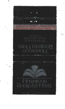 Hollywood Roosevelt Hotel Matchcover Hollywood, CA picture