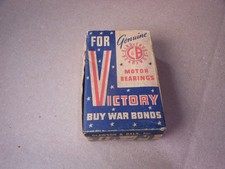 Vintage WW2 Buy War Bonds for Victory Motor Bearings Box - Empty  picture