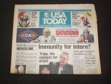 1998 JANUARY 23-25 USA TODAY NEWSPAPER - IMMUNITY FOR LEWINSKY? - NP 7901 picture