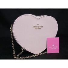 New   kate spade Kate Spade K6063 Leather Heart Chain Shoulder Bag Pochette L picture