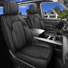 Car Seat Cover Custom Fit for Dodge Ram 1500 2500 3500 2002-2026 Faux Leather... picture