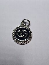 GUCCI BLACK AND SILVER ZIP PULL 16 MM 1 PC picture