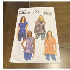 Butterick B5988 Women's Sportswear Top Contemporary Original Sewing Pattern picture